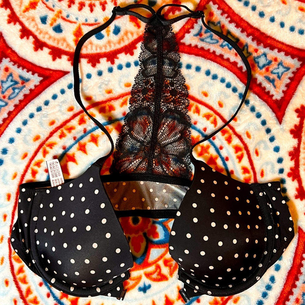 Victoria’s Secret Racerback Demi Front Clasp 32B Bra